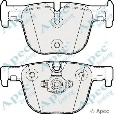 APEC BRAKING pad1884 -  Комплект тормозных колодок, дисковый тормоз